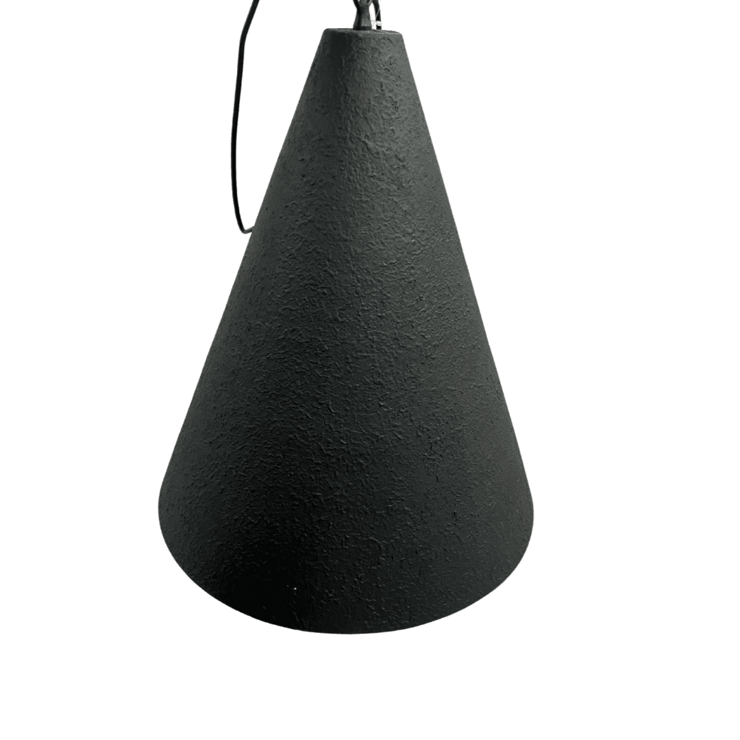 Four Hands Grazia Pendant - Matte Black Plaster - Thumbnail 10