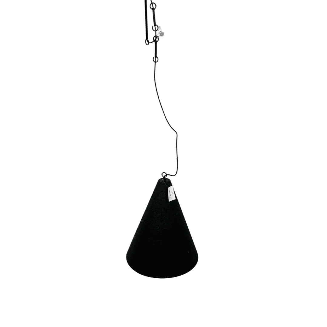Four Hands Grazia Pendant - Matte Black Plaster - Thumbnail 5