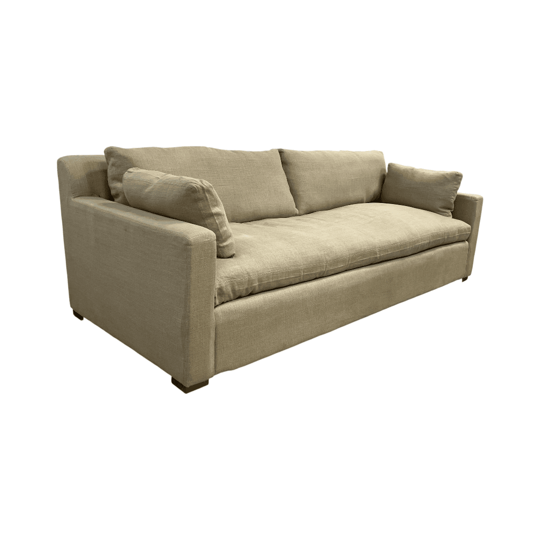 Restoration Hardware Belgian Track Arm Bench - Thumbnail 10