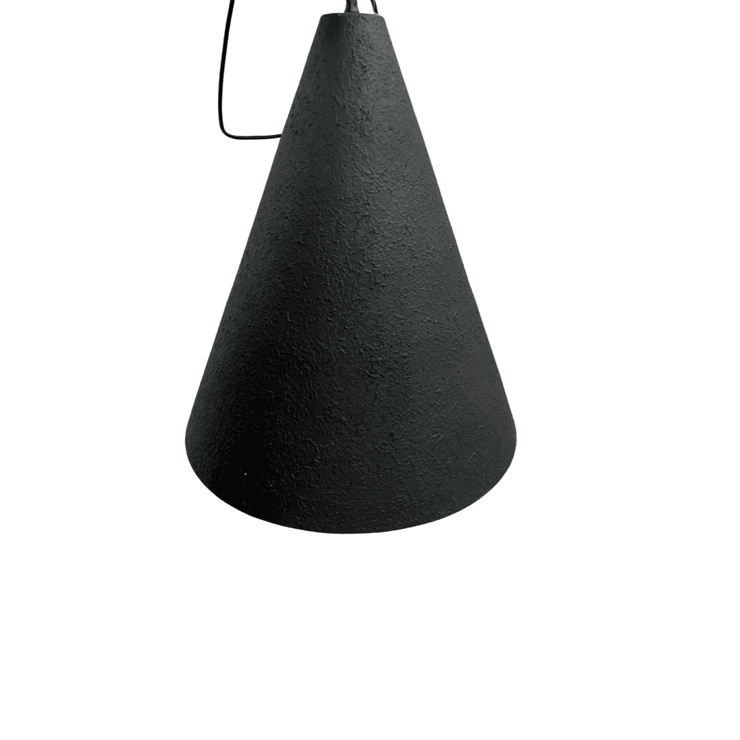 Four Hands Grazia Pendant - Matte Black Plaster - Thumbnail 11