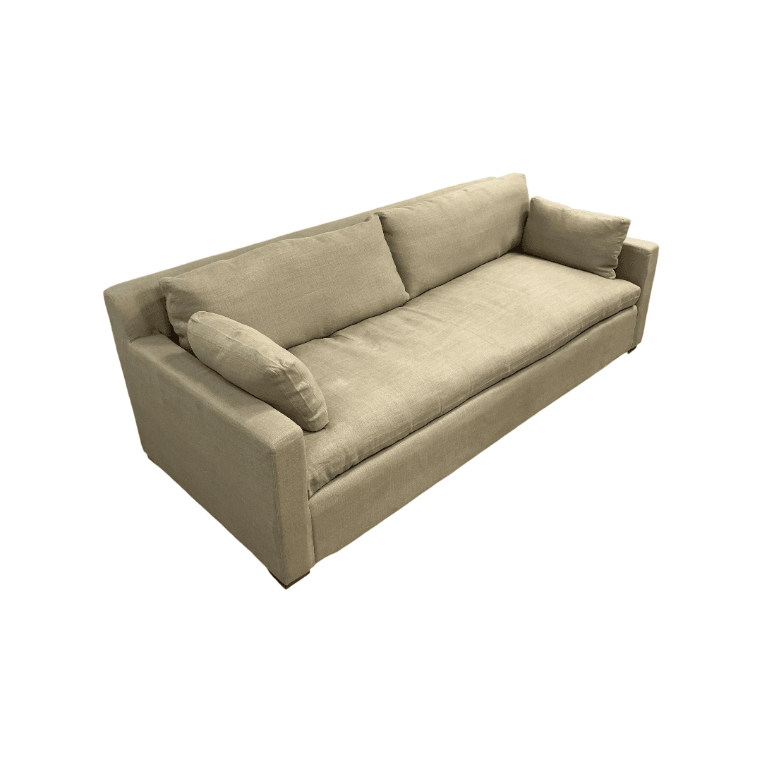 Restoration Hardware Belgian Track Arm Bench - Thumbnail 8