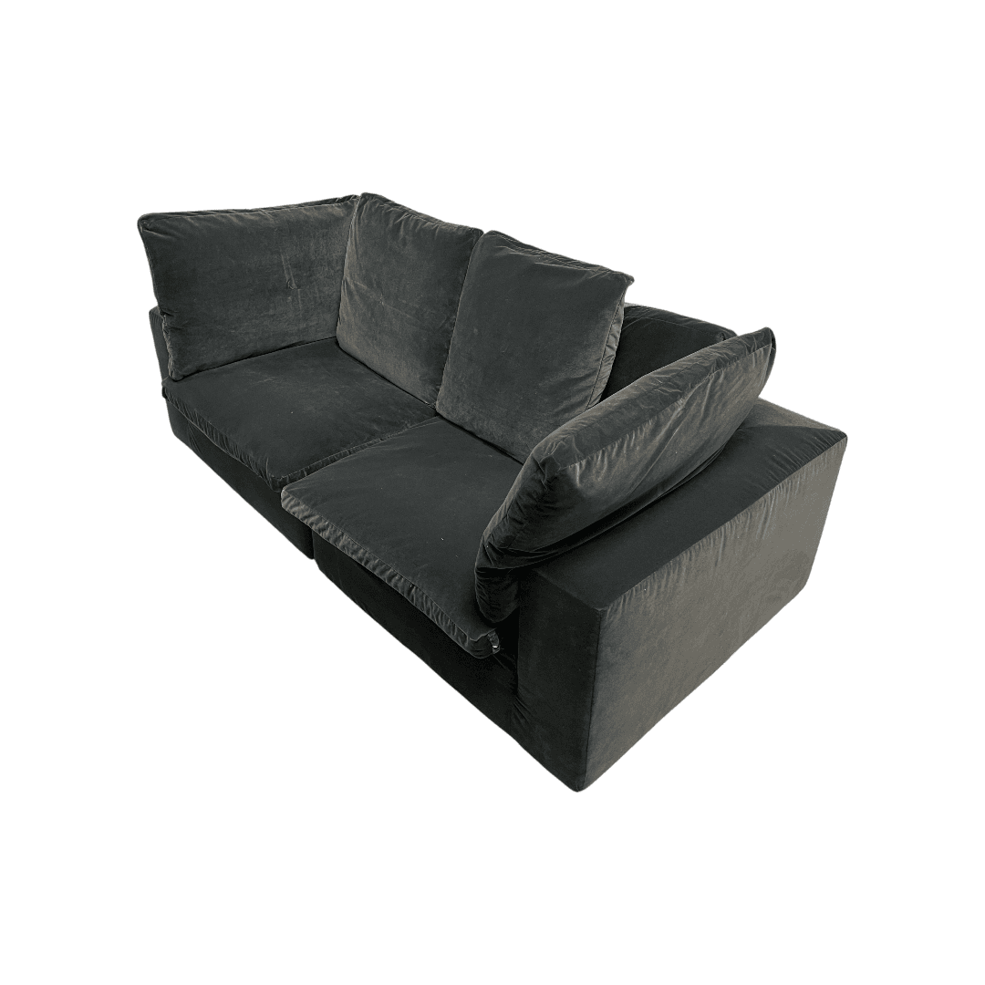 Restoration Hardware Cloud Couch in Performance Velvet - Thumbnail 8