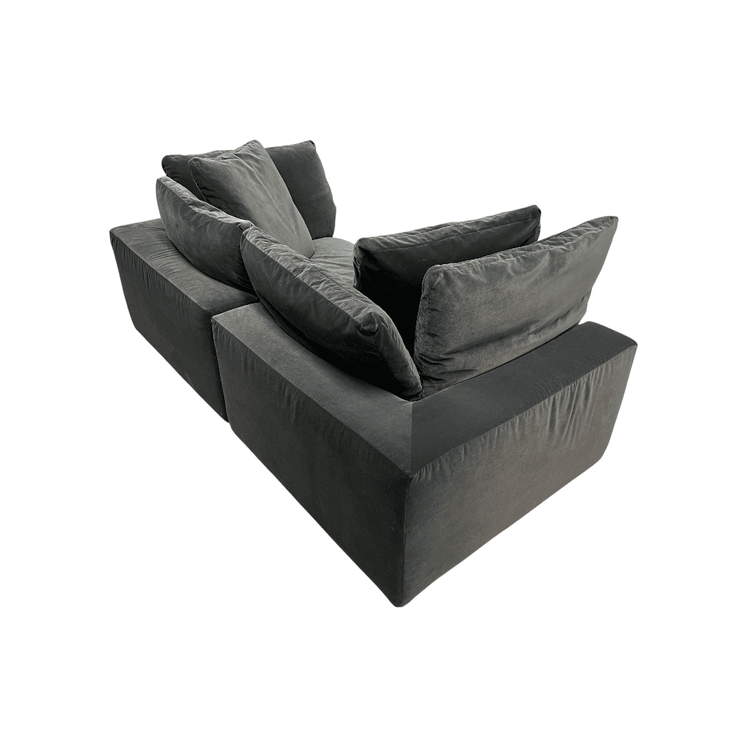 Restoration Hardware Cloud Couch in Performance Velvet - Thumbnail 19