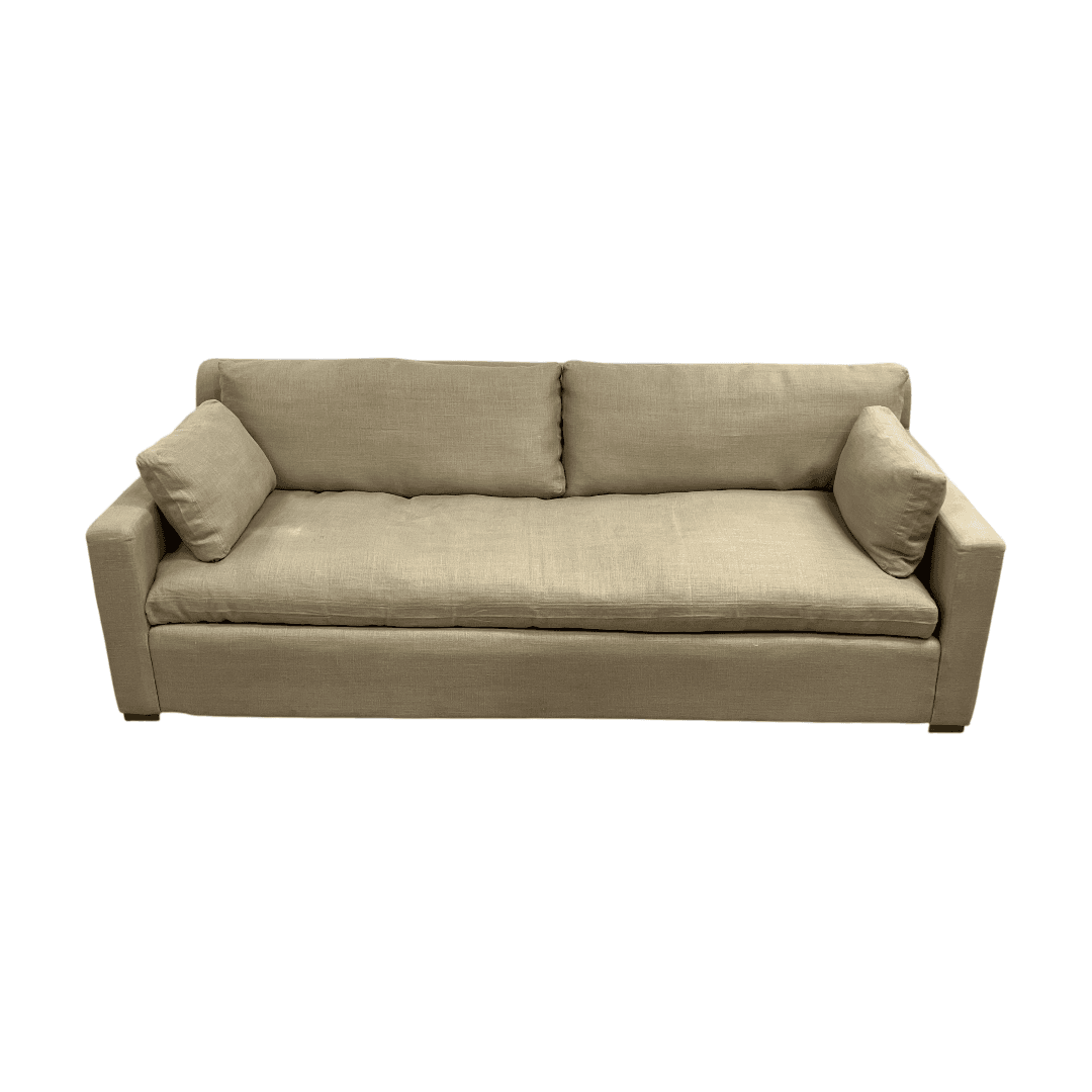 Restoration Hardware Belgian Track Arm Bench - Thumbnail 3