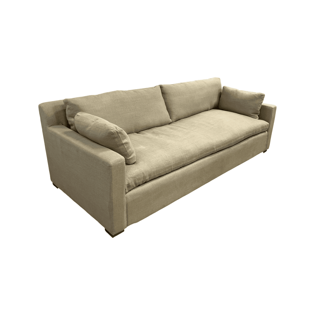 Restoration Hardware Belgian Track Arm Bench - Thumbnail 9