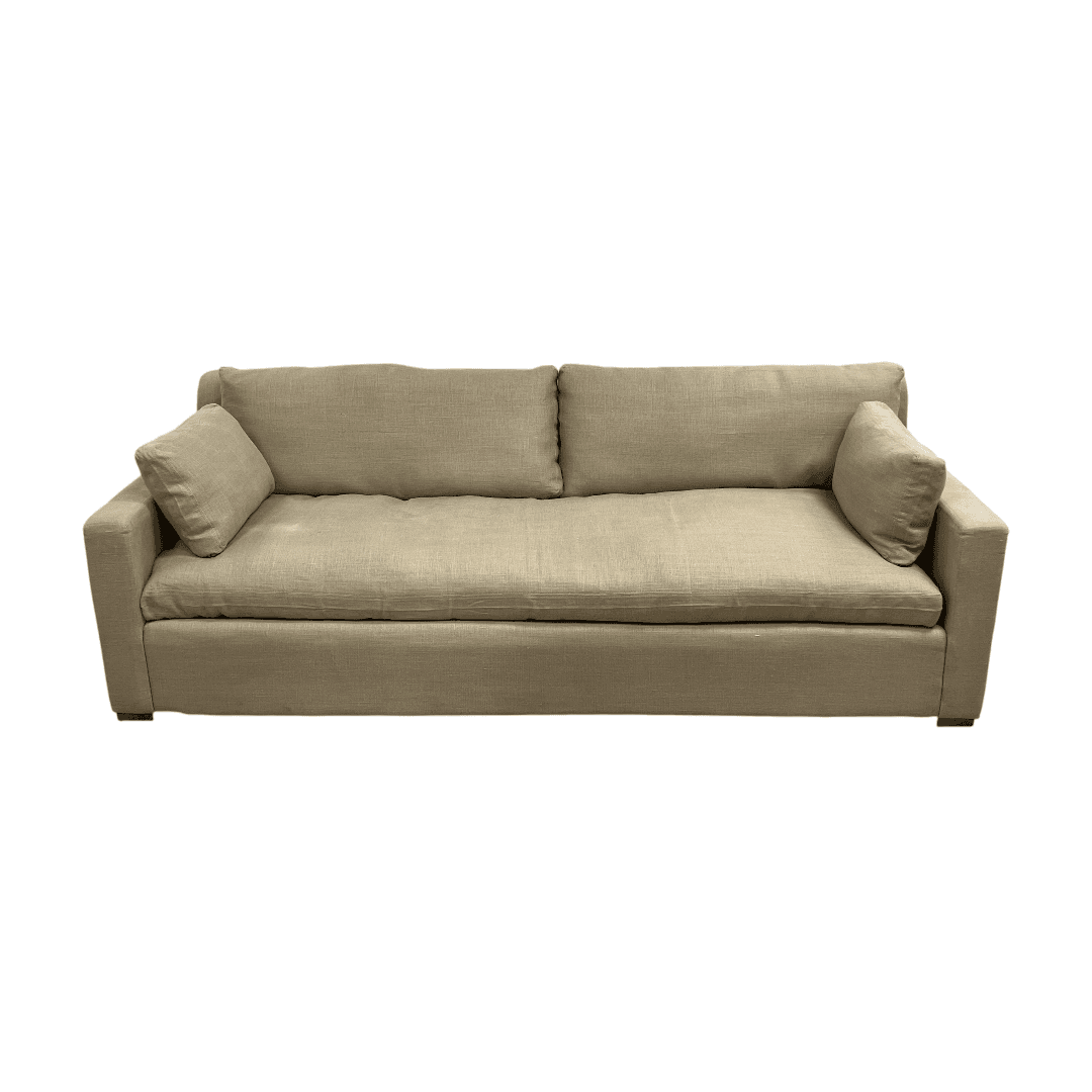 Restoration Hardware Belgian Track Arm Bench - Thumbnail 2