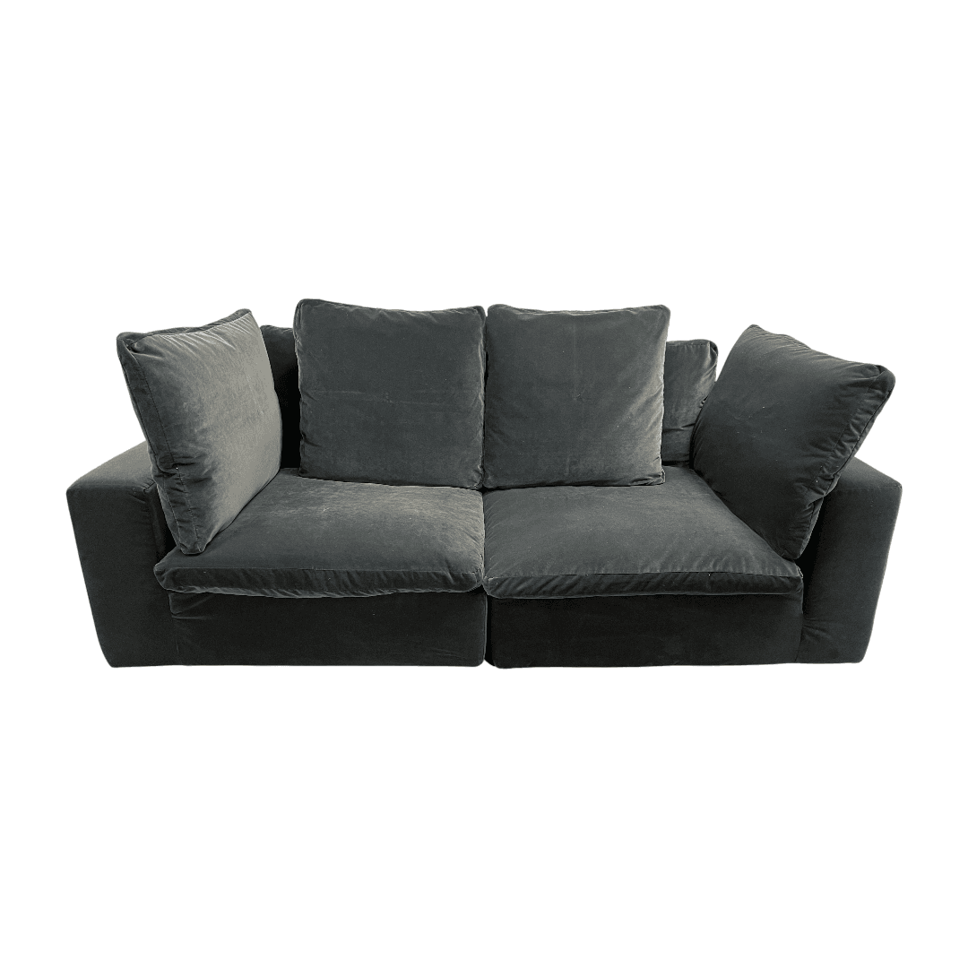Restoration Hardware Cloud Couch in Performance Velvet - Thumbnail 13
