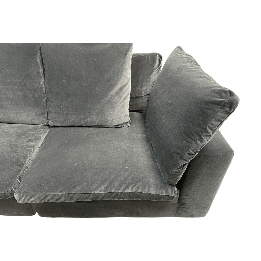 Restoration Hardware Cloud Couch in Performance Velvet - Thumbnail 15