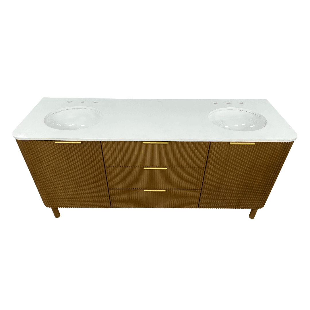Joss and Main Nova 72" Marble Top Double Sink Vanity - Thumbnail 13