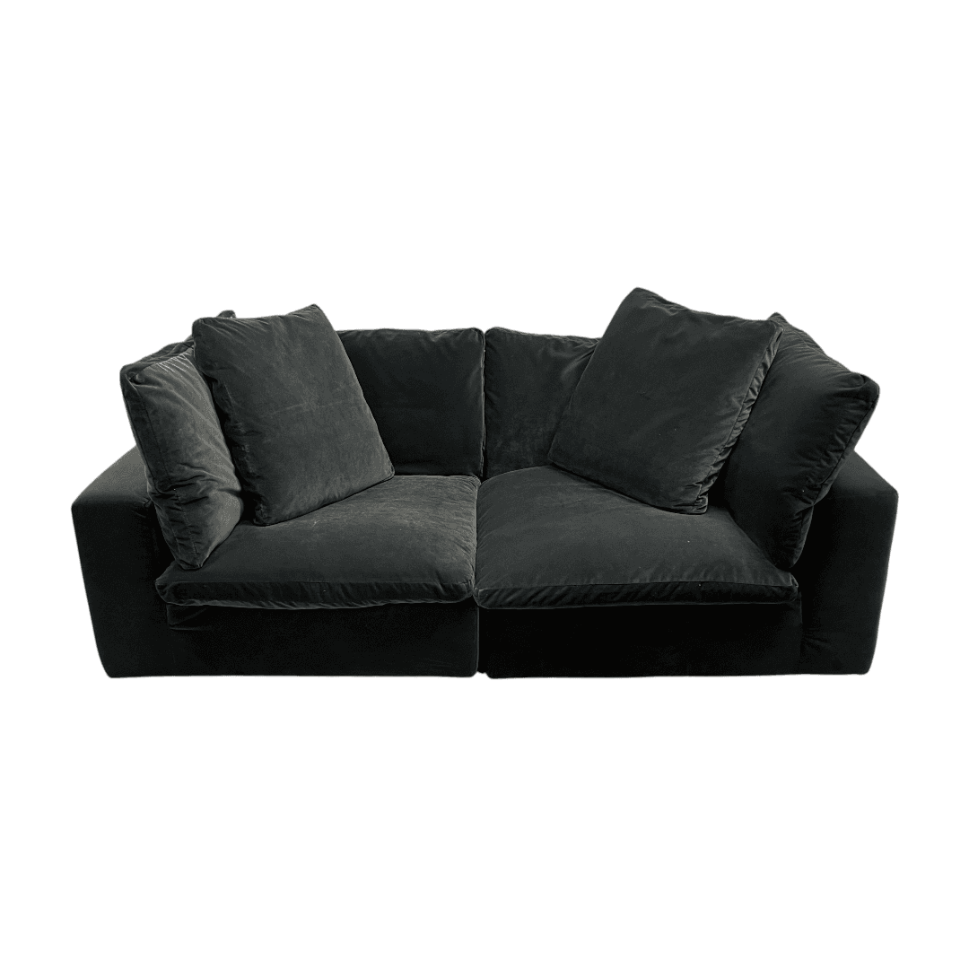 Restoration Hardware Cloud Couch in Performance Velvet - Thumbnail 3