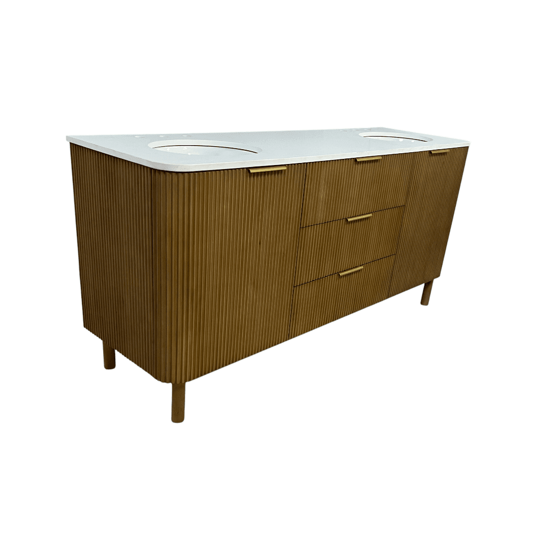 Joss and Main Nova 72" Marble Top Double Sink Vanity - Thumbnail 11