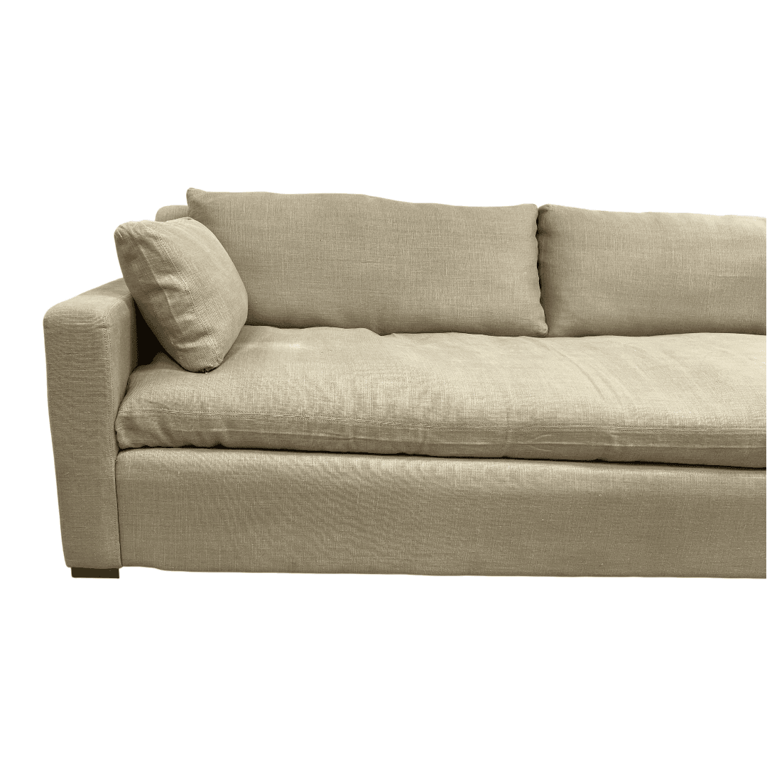 Restoration Hardware Belgian Track Arm Bench - Thumbnail 11