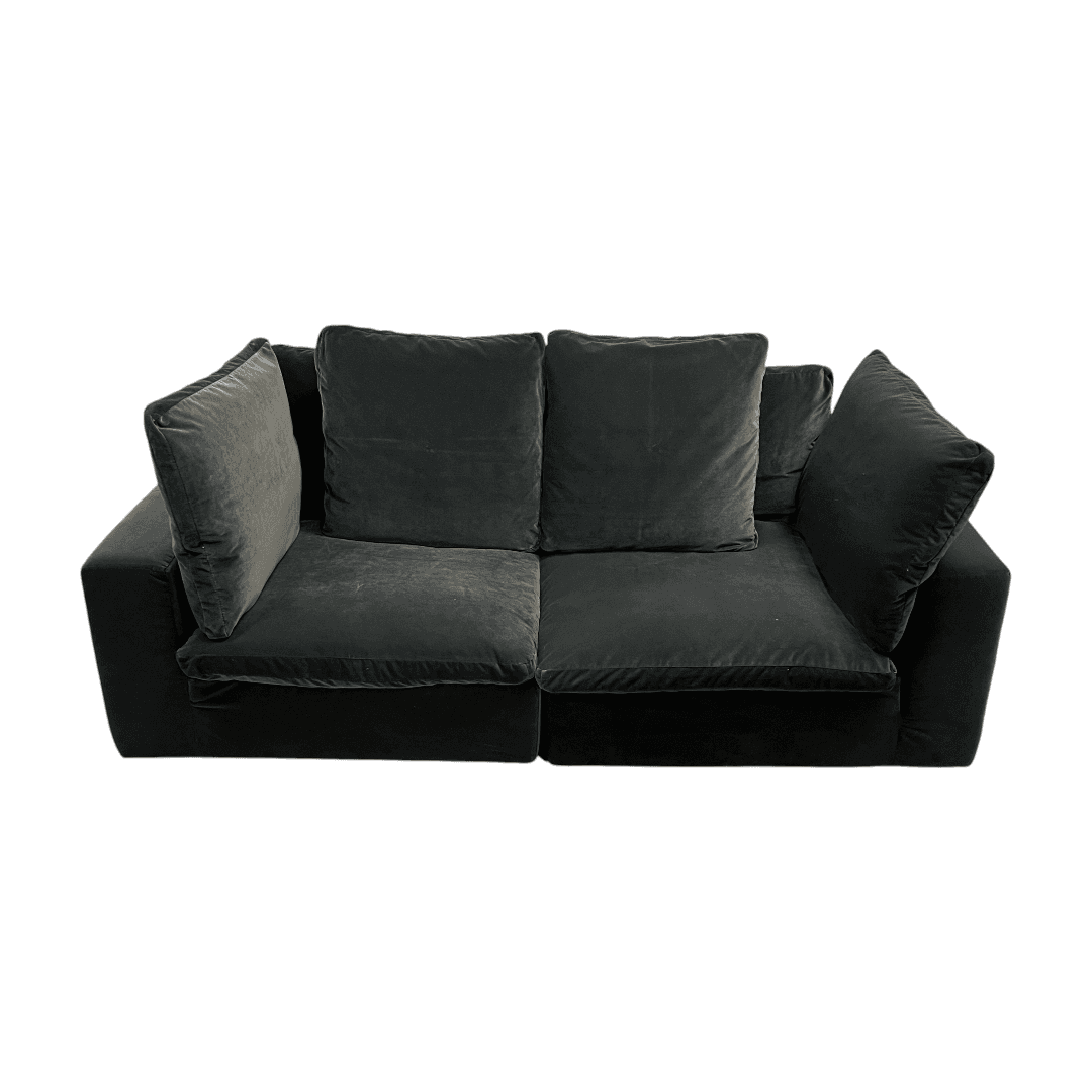 Restoration Hardware Cloud Couch in Performance Velvet - Thumbnail 5