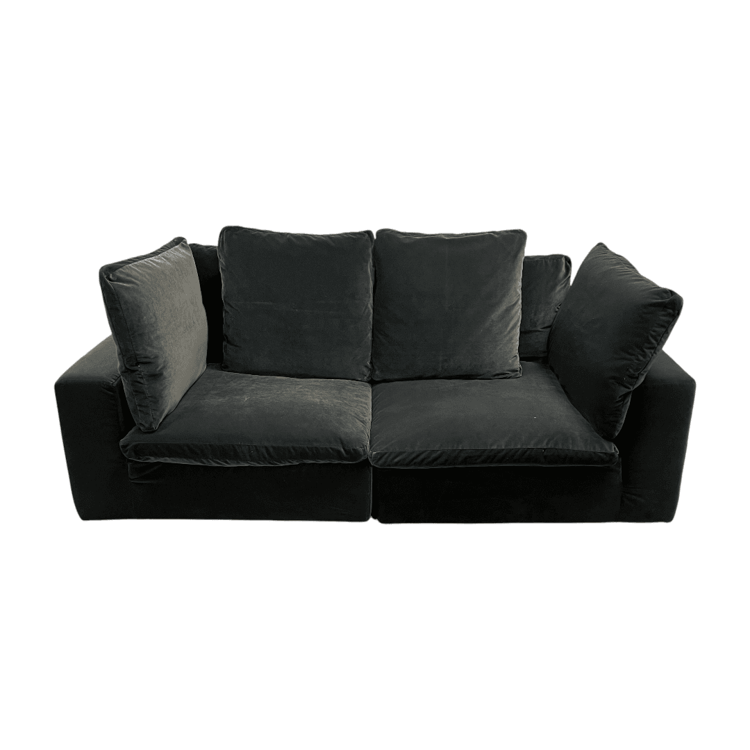 Restoration Hardware Cloud Couch in Performance Velvet - Thumbnail 4