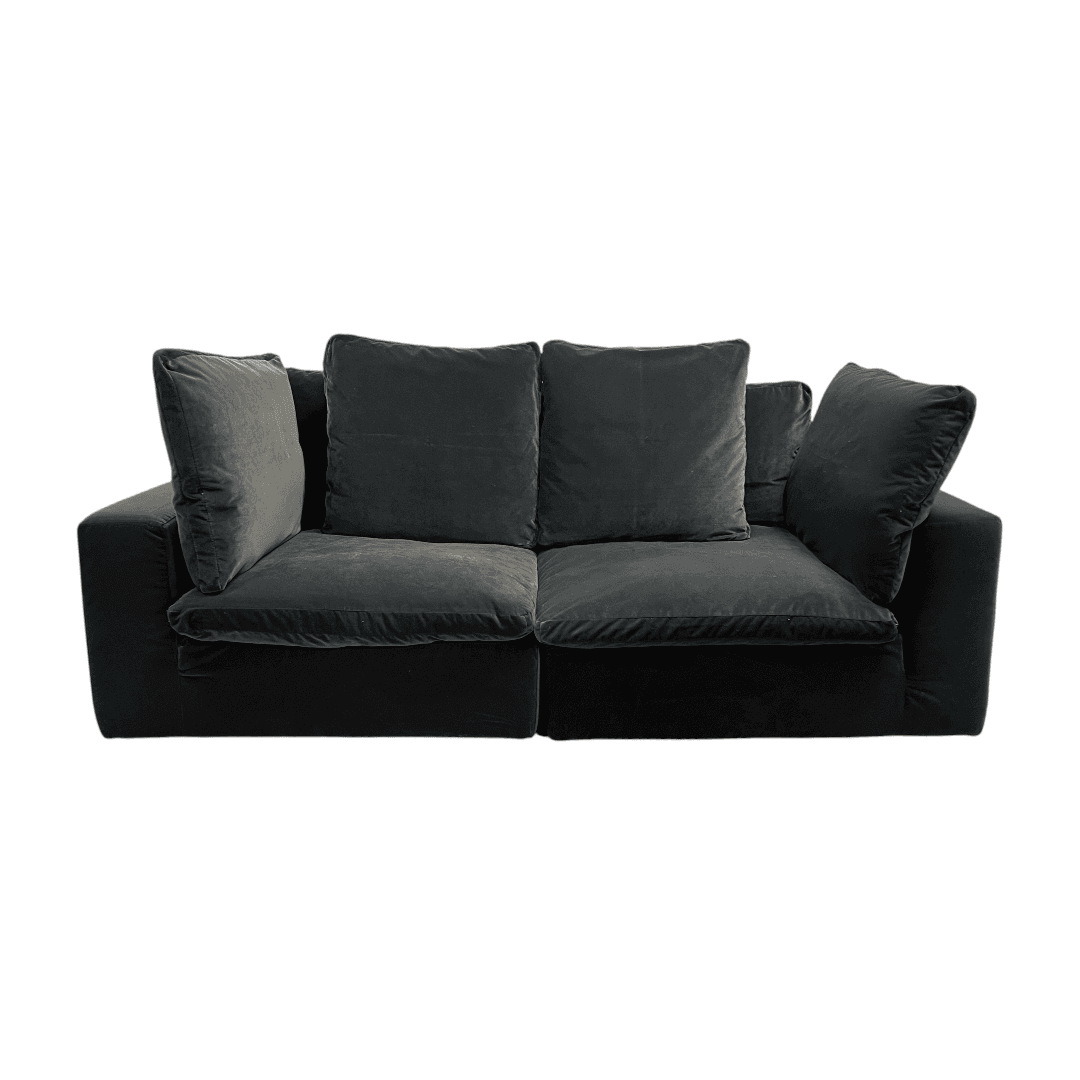 Restoration Hardware Cloud Couch in Performance Velvet - Thumbnail 6