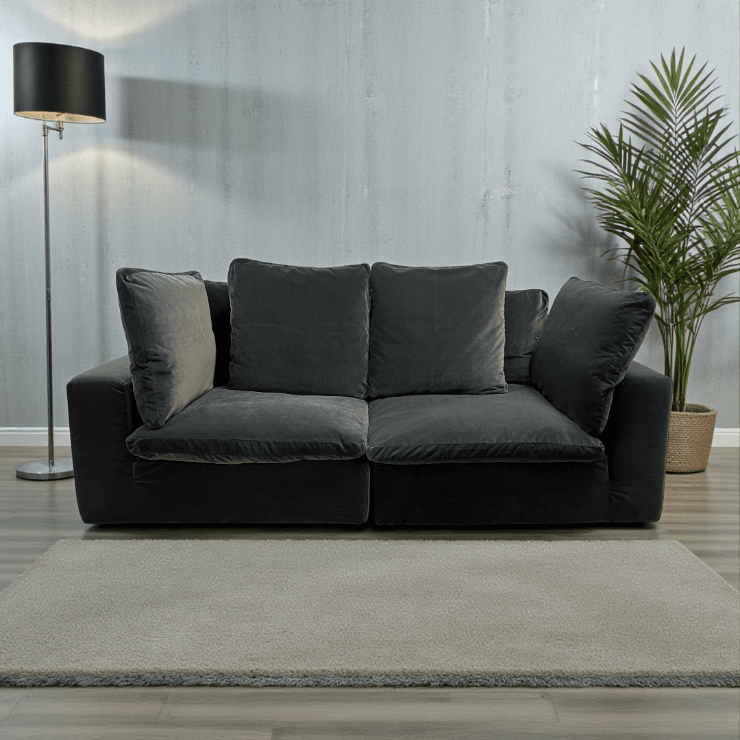 Restoration Hardware Cloud Couch in Performance Velvet - Image 1