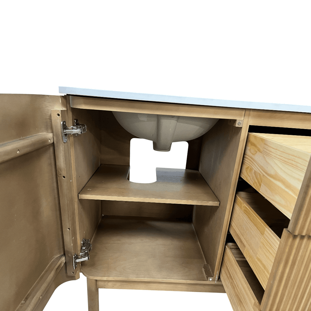 Joss and Main Nova 72" Marble Top Double Sink Vanity - Thumbnail 15