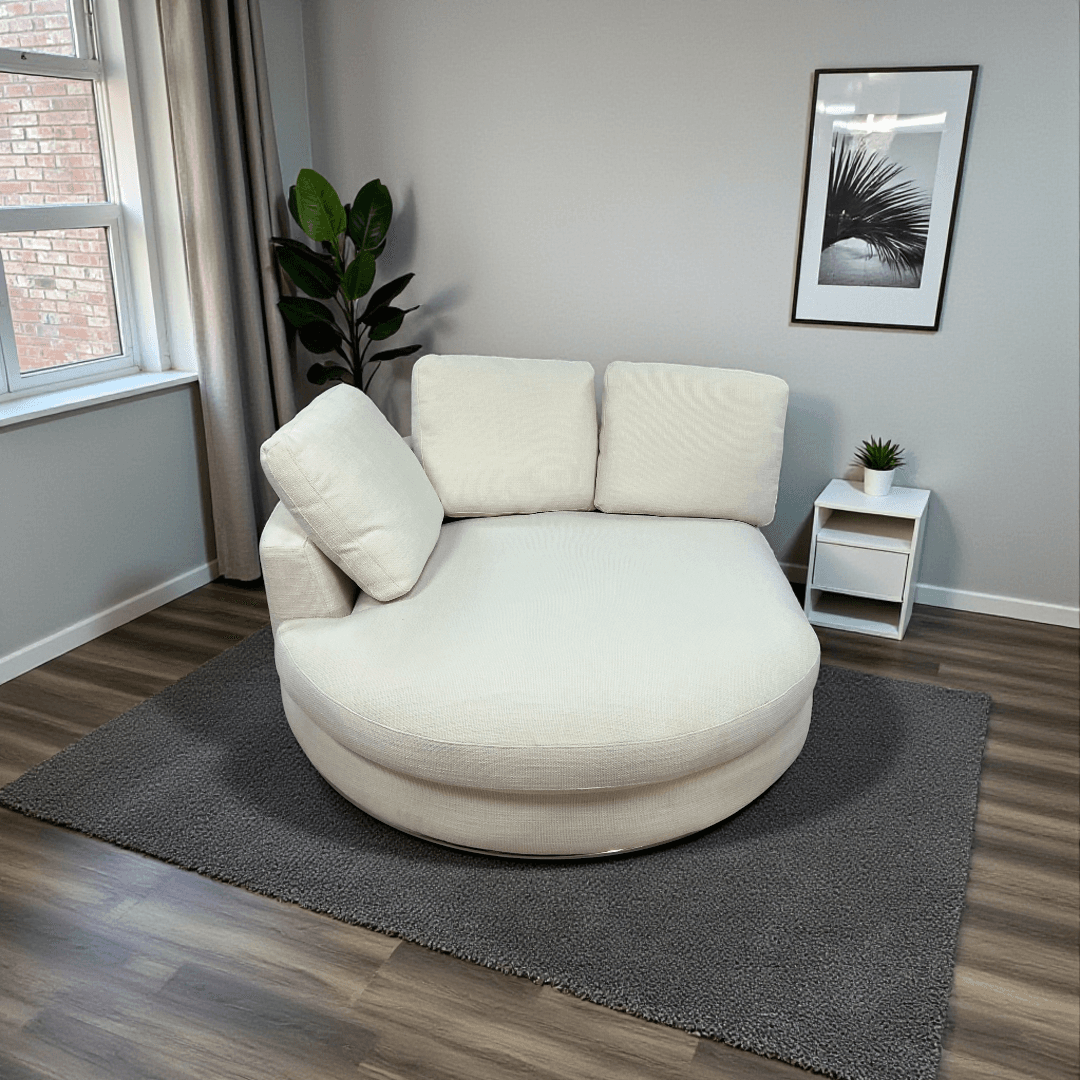 Castlery Hamilton Round Chaise - Image 1