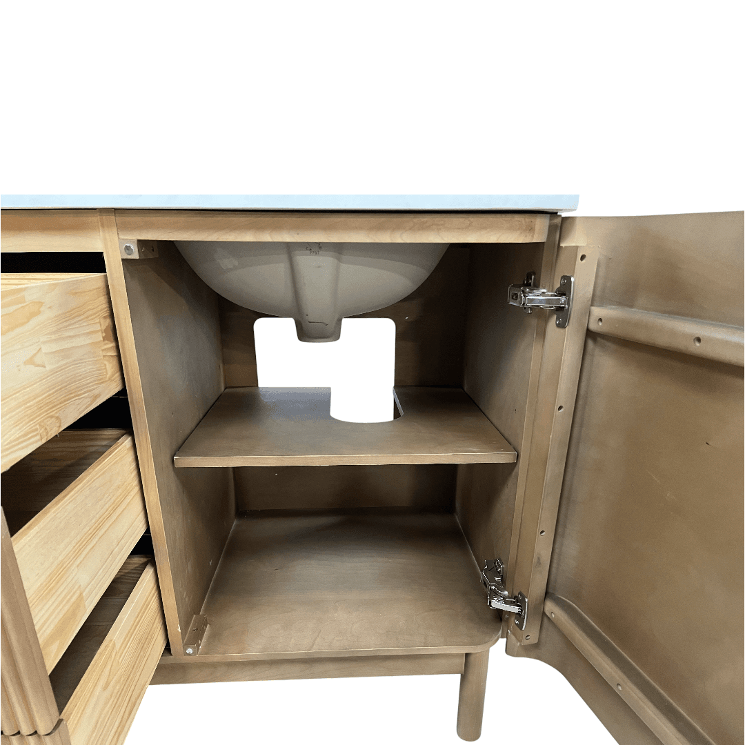 Joss and Main Nova 72" Marble Top Double Sink Vanity - Thumbnail 17