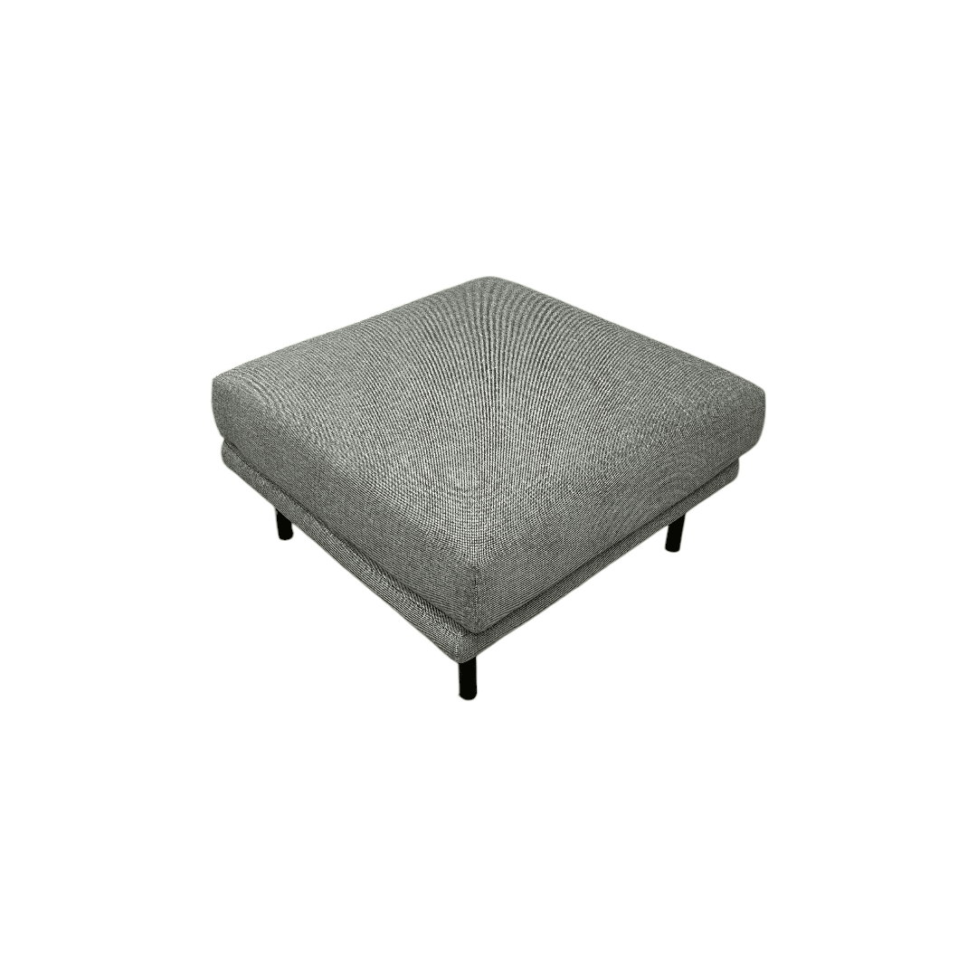 Burrow Field Ottoman - Stone Gray - Thumbnail 7