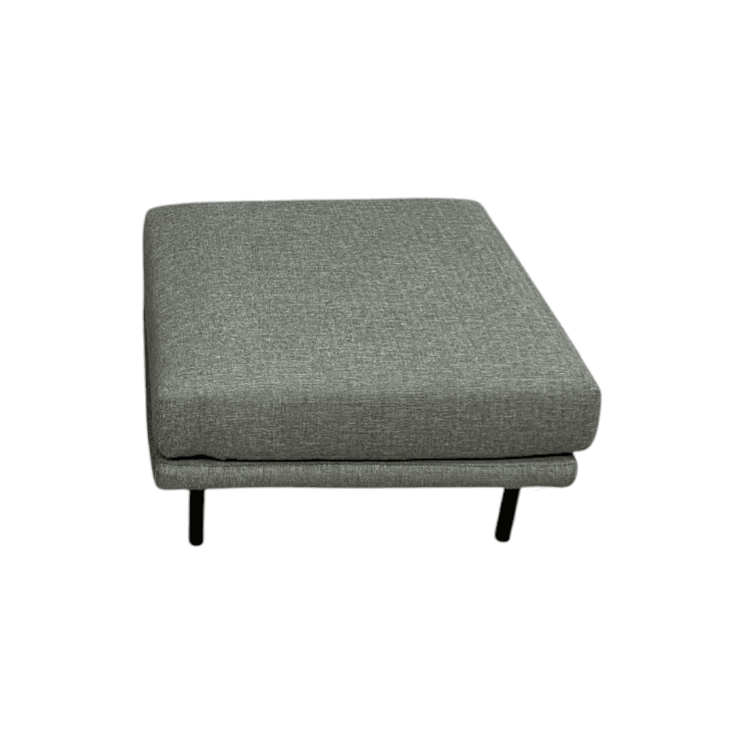 Burrow Field Ottoman - Stone Gray - Thumbnail 13