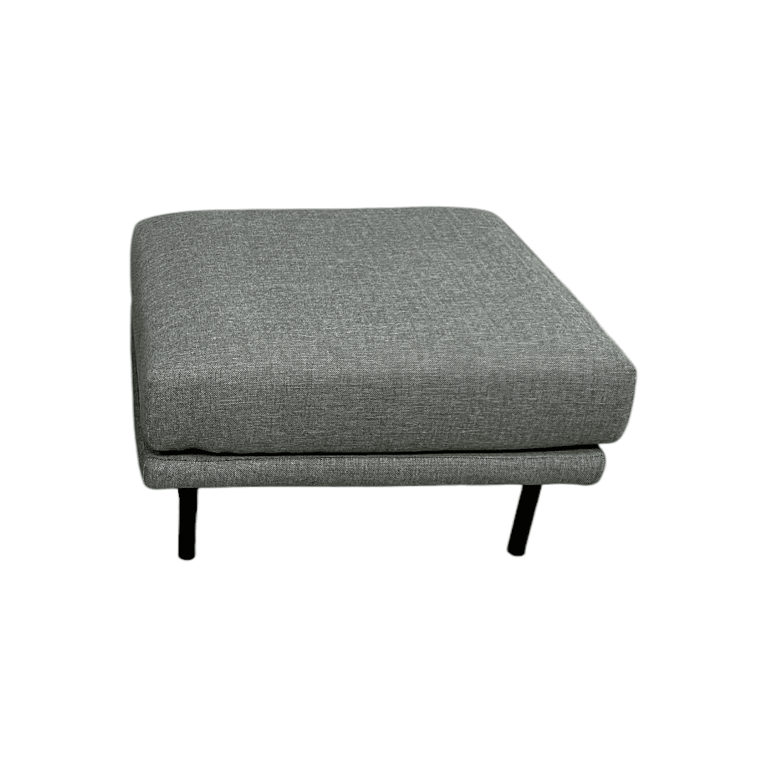 Burrow Field Ottoman - Stone Gray - Thumbnail 4
