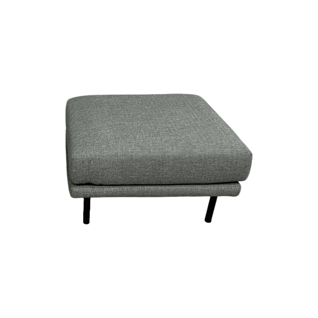 Burrow Field Ottoman - Stone Gray - Thumbnail 5