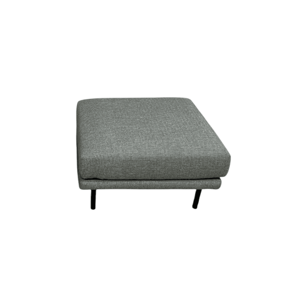 Burrow Field Ottoman - Stone Gray - Thumbnail 14