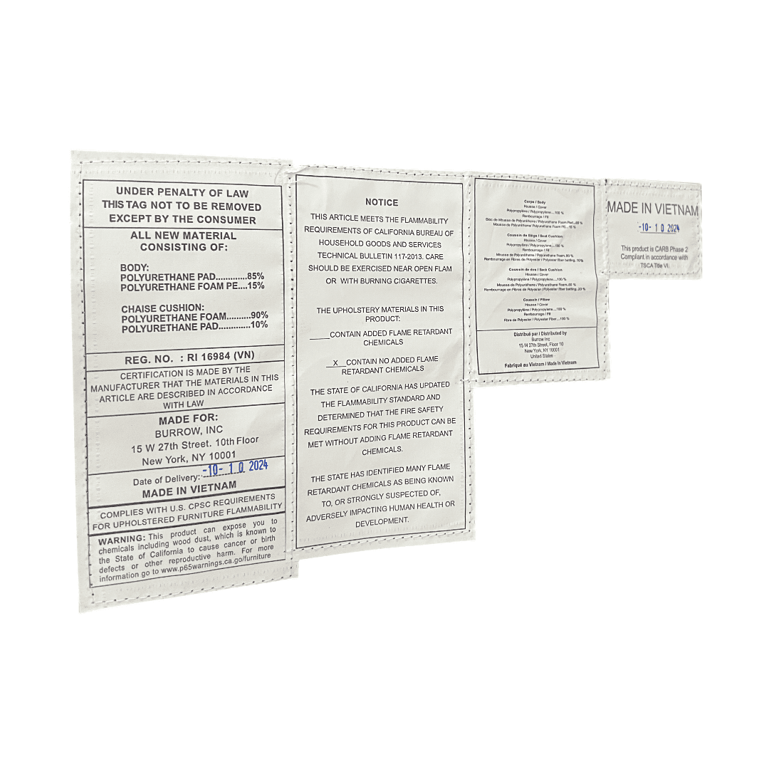 Burrow Nomad Plus Ottoman - Navy Blue - Thumbnail 13