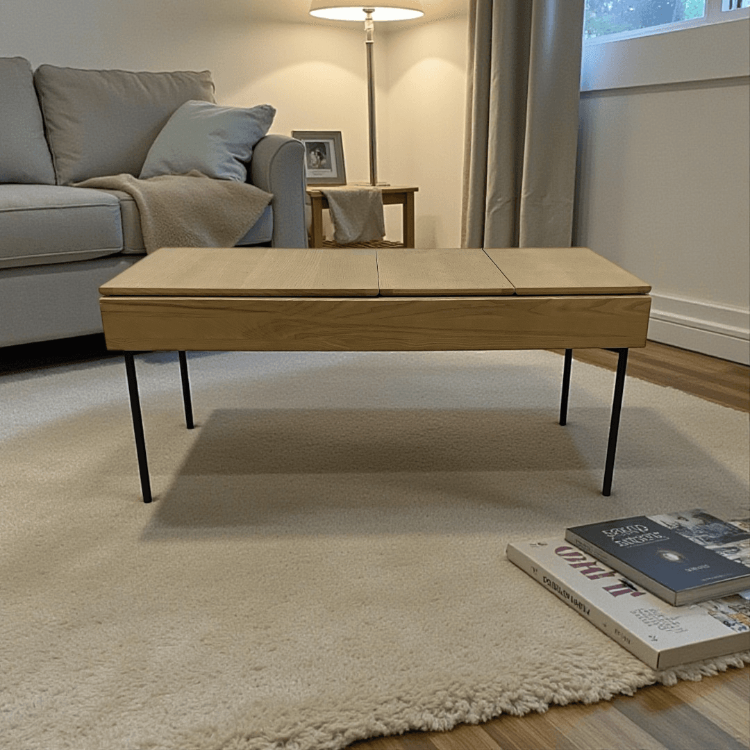 Burrow Carta Coffee Table - Straight Leg - Image 1