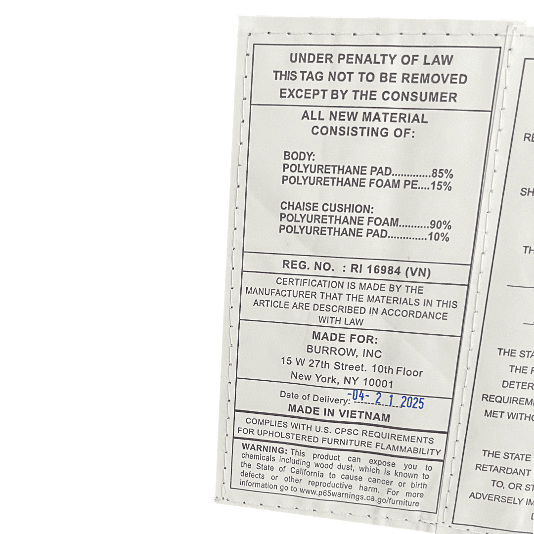 Burrow Nomad Ottoman - Gray - Thumbnail 15