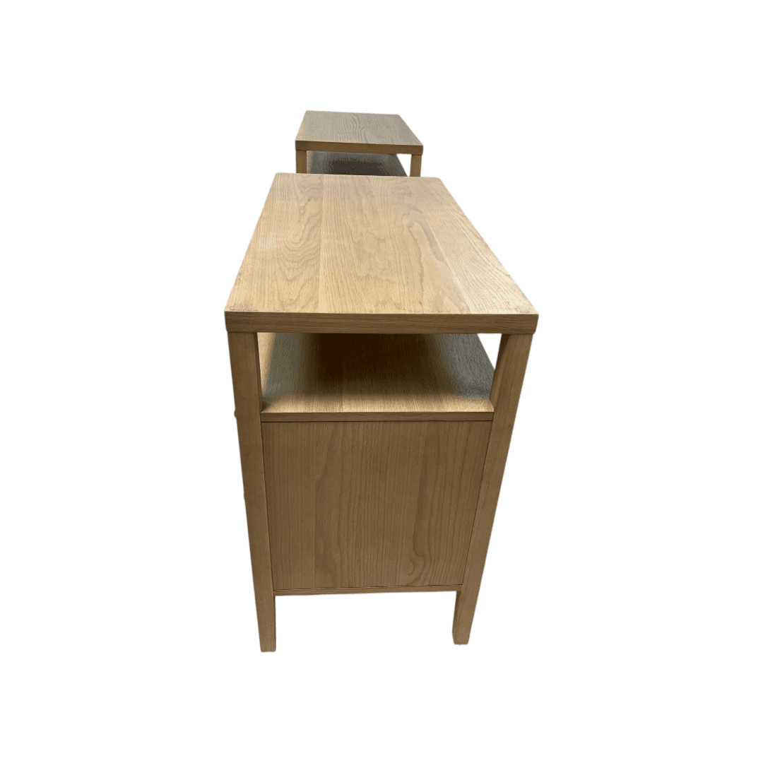 Hokku Designs Taube Highland Open Shelf 2-Drawer Nightstand Set - Thumbnail 12