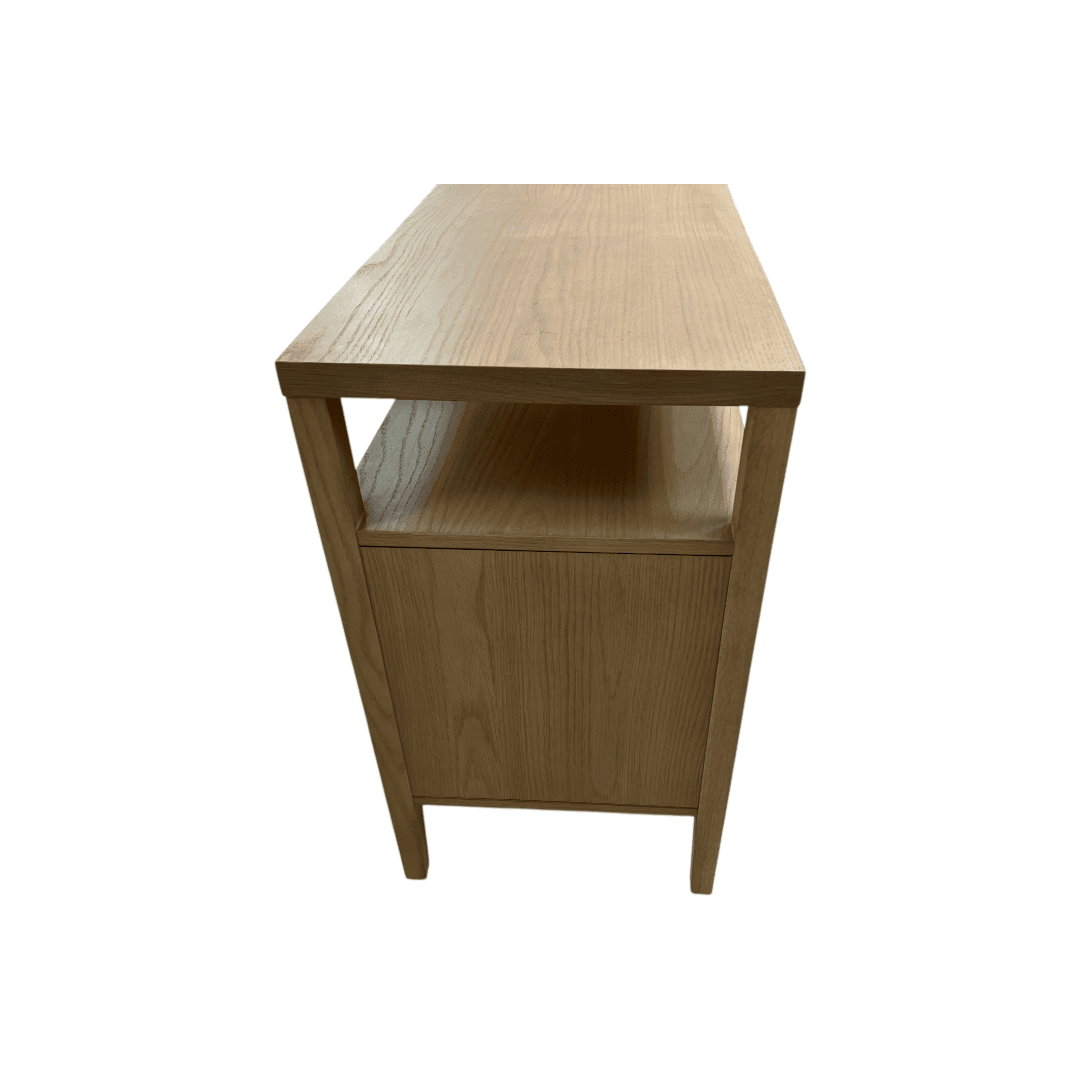 Hokku Designs Taube Highland Open Shelf 2-Drawer Nightstand Set - Thumbnail 11