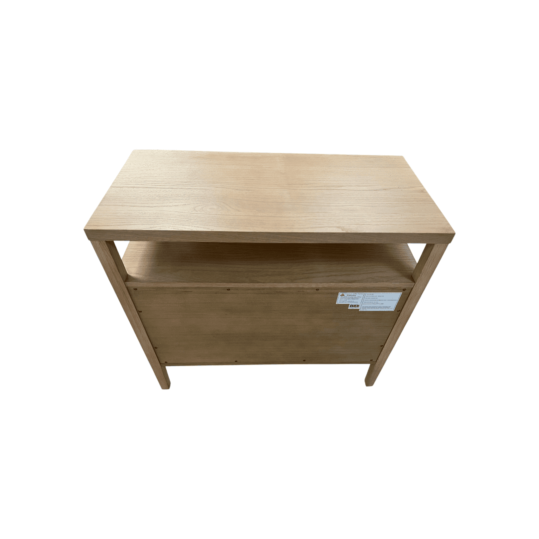 Hokku Designs Taube Highland Open Shelf 2-Drawer Nightstand Set - Thumbnail 13