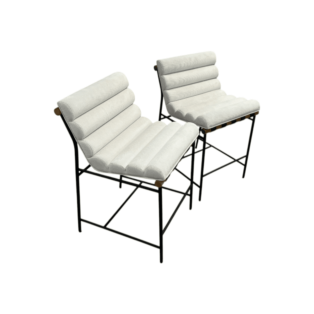 Denver Modern Vail Bar Stool Set of 2 - Thumbnail 2
