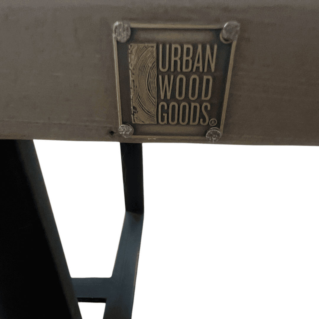 Urban Wood Goods Uptown Reclaimed Wood Dining Table and West Elm Slope Dining Chair Set - Thumbnail 14