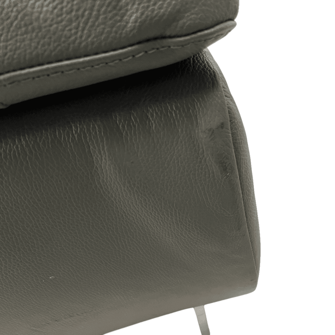 Ebern Designs Italian Leather Power Reclining European Sectional with Adjustable Headrests & Armrest Veeha - Thumbnail 8