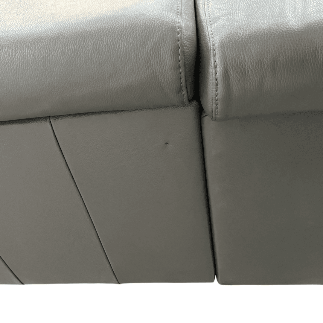 Ebern Designs Italian Leather Power Reclining European Sectional with Adjustable Headrests & Armrest Veeha - Thumbnail 6