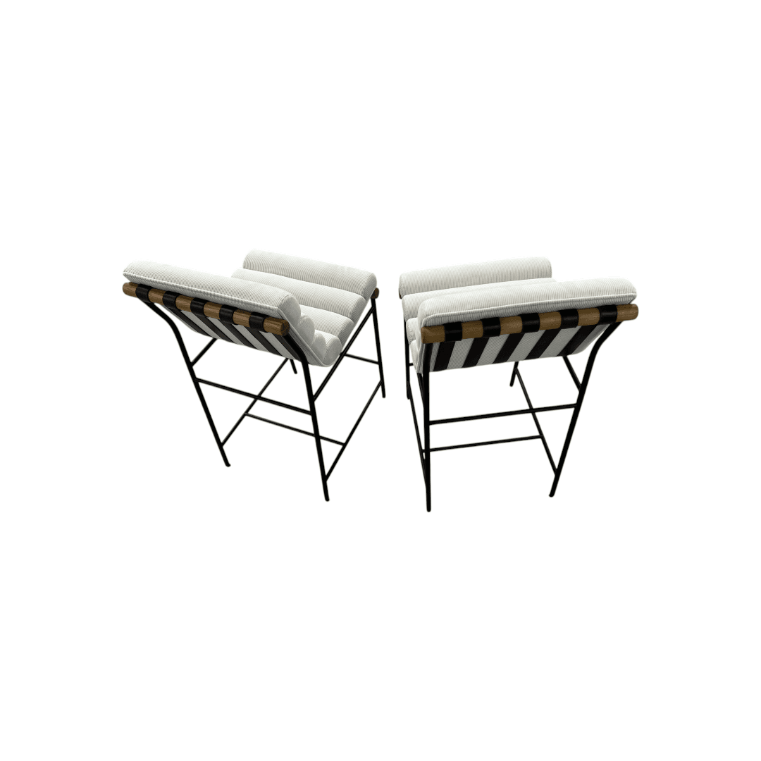 Denver Modern Vail Bar Stool Set of 2 - Thumbnail 9