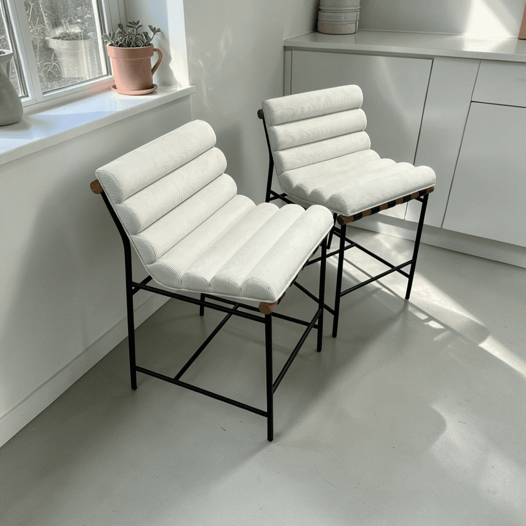 Denver Modern Vail Bar Stool Set of 2 - Image 1