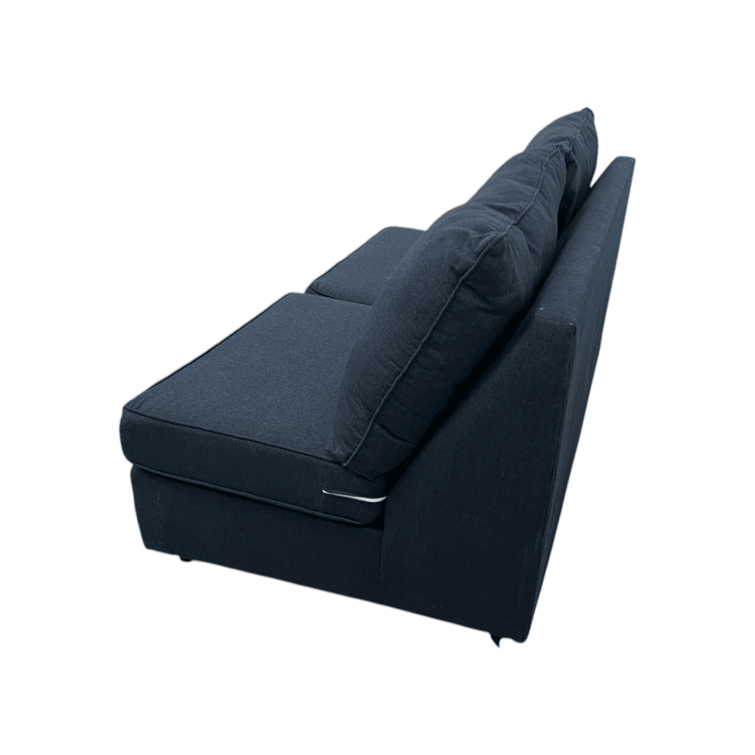 Bob's Brynn Navy Armless Loveseat - Thumbnail 11