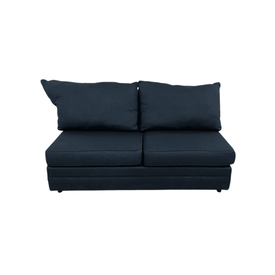 Bob's Brynn Navy Armless Loveseat - Thumbnail 13