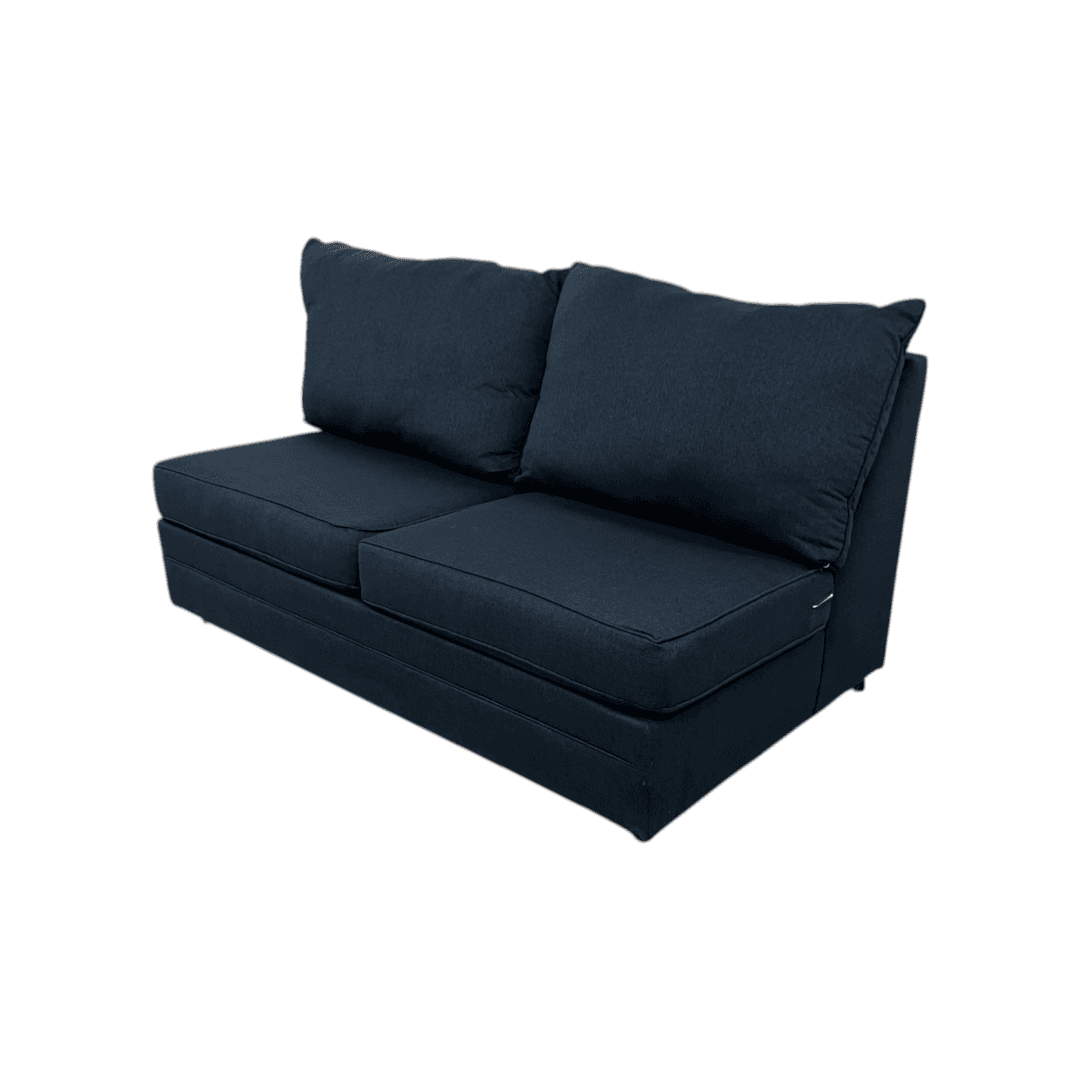 Bob's Brynn Navy Armless Loveseat - Thumbnail 10