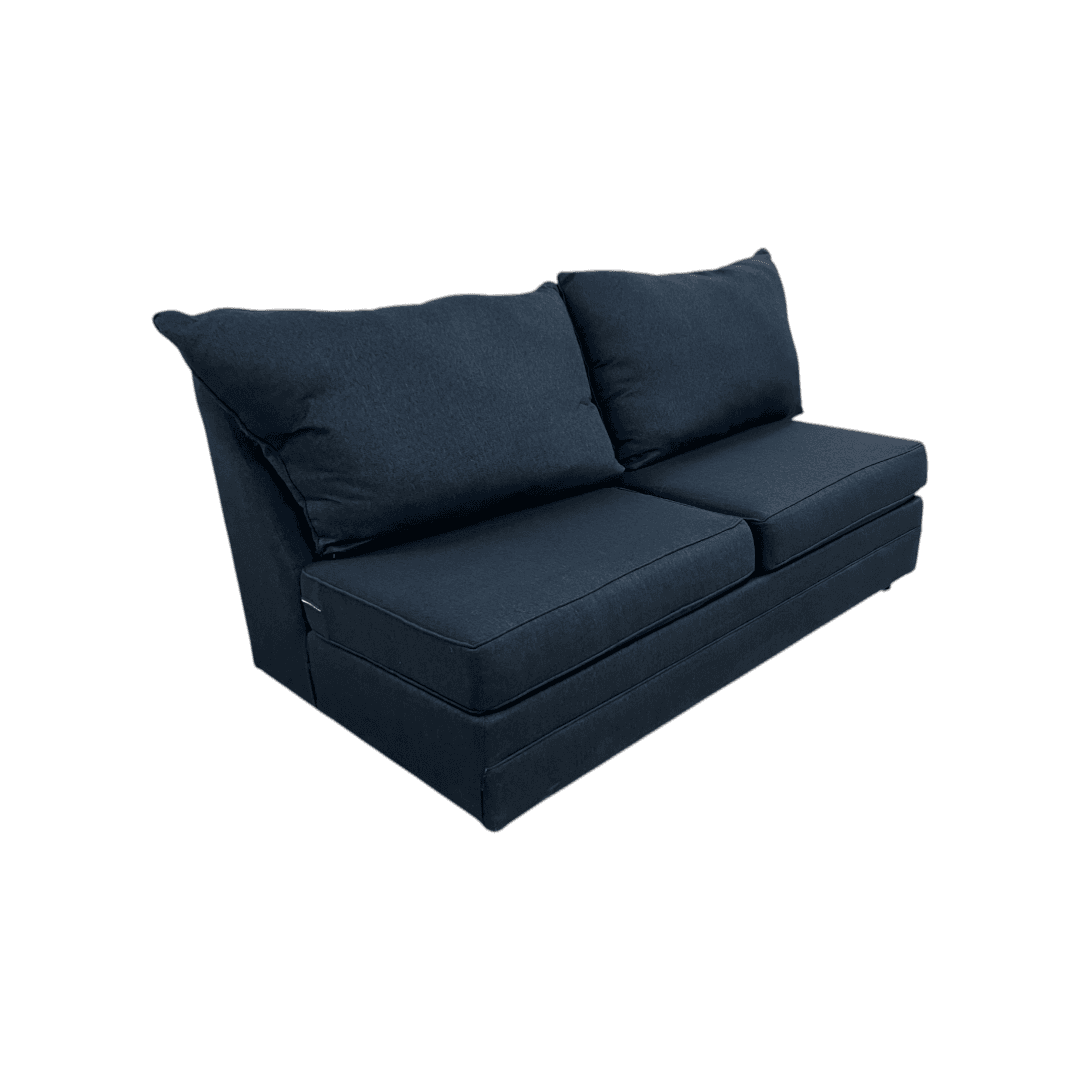 Bob's Brynn Navy Armless Loveseat - Thumbnail 2