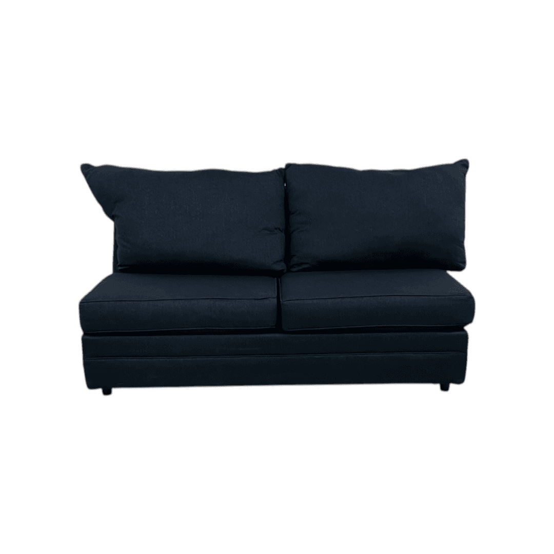 Bob's Brynn Navy Armless Loveseat - Thumbnail 4