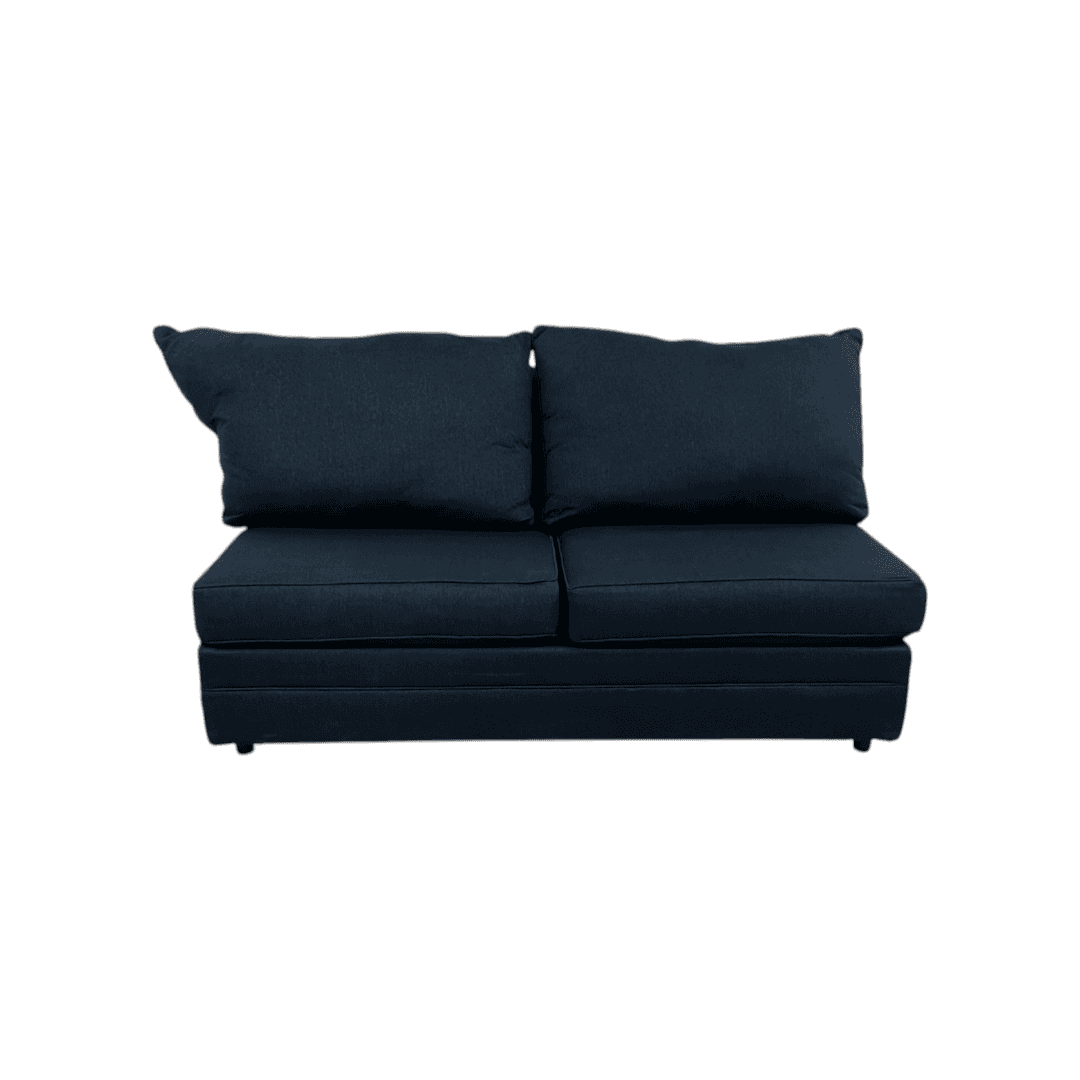 Bob's Brynn Navy Armless Loveseat - Thumbnail 8