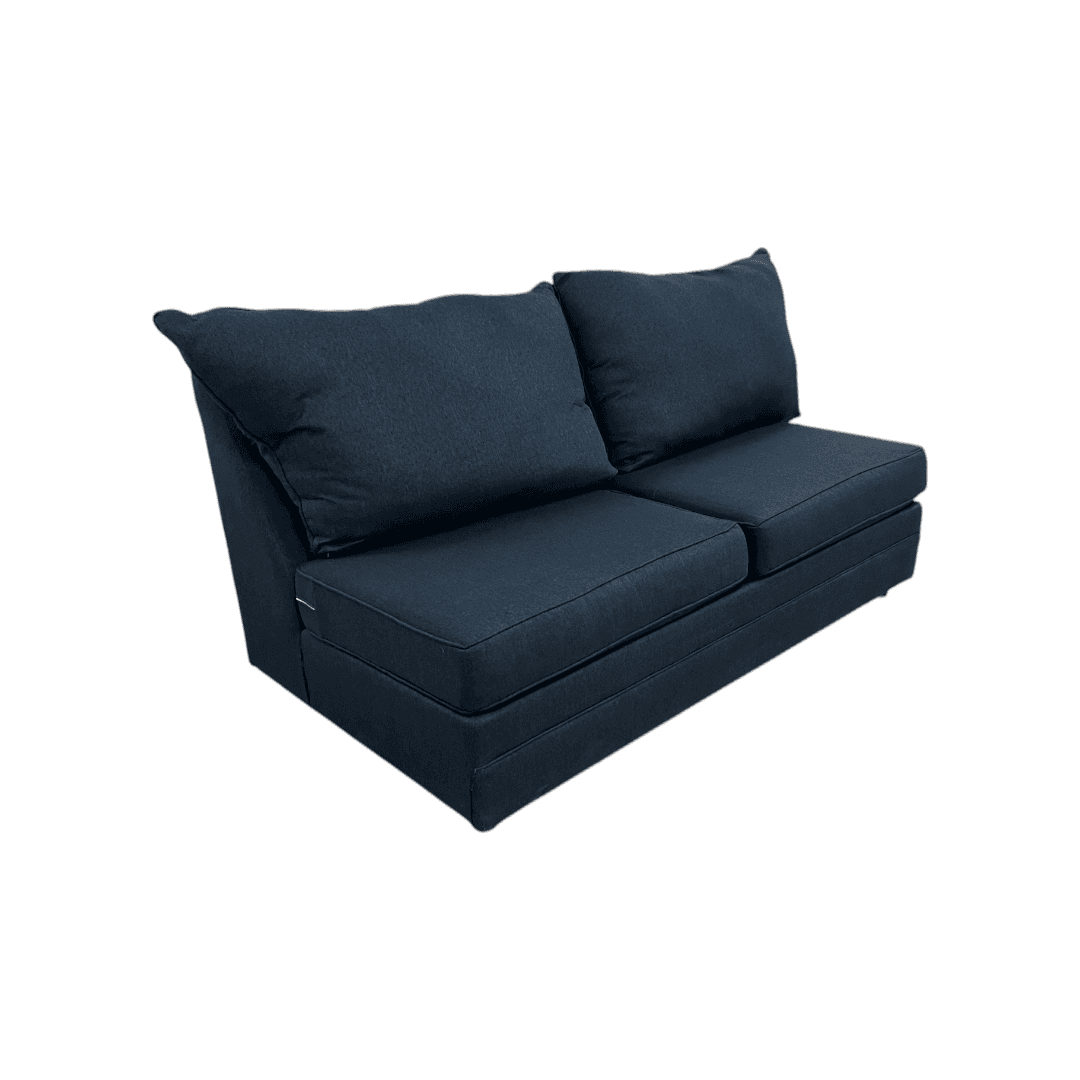 Bob's Brynn Navy Armless Loveseat - Thumbnail 7