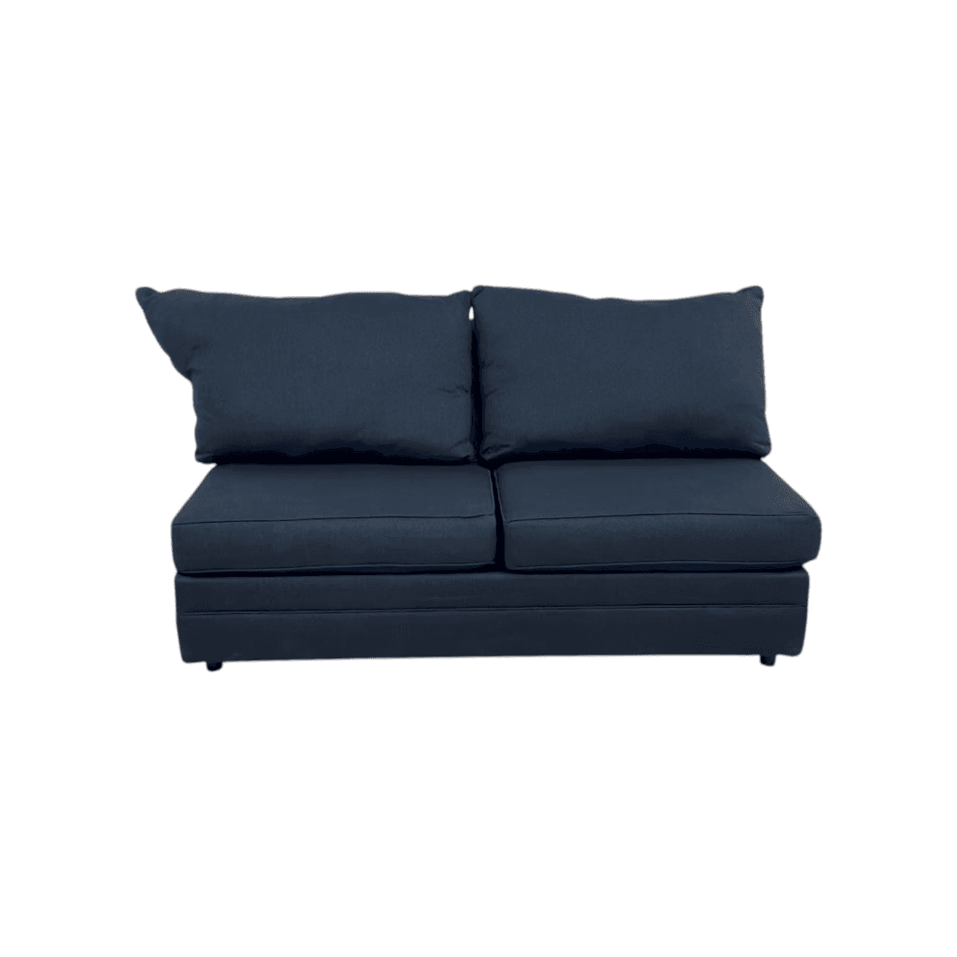 Bob's Brynn Navy Armless Loveseat - Thumbnail 14