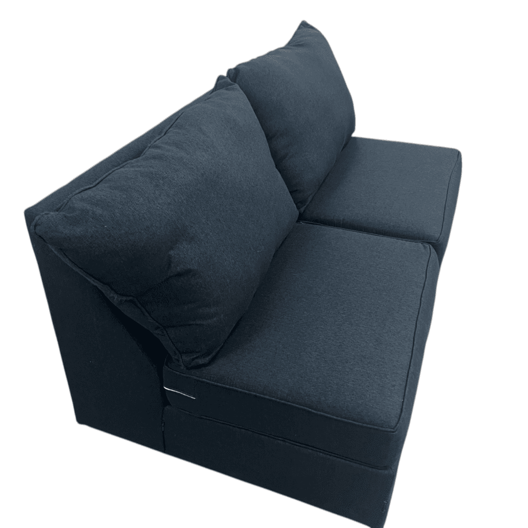 Bob's Brynn Navy Armless Loveseat - Thumbnail 20