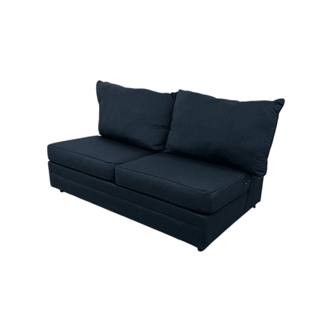 Bob's Brynn Navy Armless Loveseat - Thumbnail 6